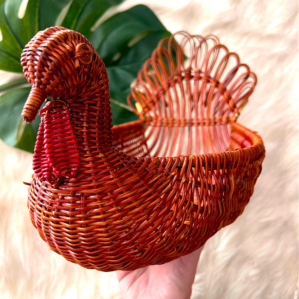 Turkey 🦃 Basket! Vintage Decor